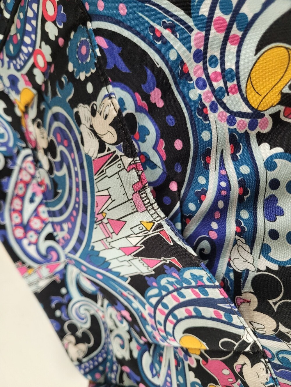 Vera Bradley Disney Mickey Mouse Paisley Print Travel Backpack - Picture 5 of 10